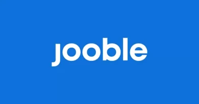Logo Jooble, site de busca de empregos.