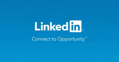 Logo do LinkedIn, a principal rede social profissional para networking e busca de empregos.